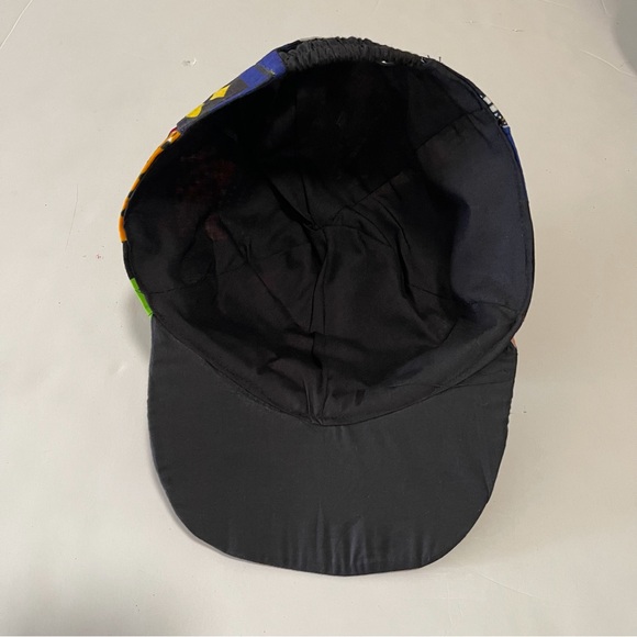 African Print Ankara Handmade Multicolor Bohemian Patchwork Baseball Cap - Picture 4 of 8